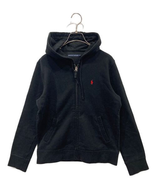 POLO RALPH LAUREN（ポロ・ラルフローレン）POLO RALPH LAUREN (ポロ・ラルフローレン) ジップパーカー ブラック サイズ:Lの古着・服飾アイテム