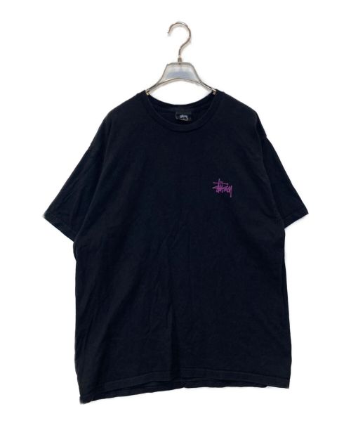 stussy（ステューシー）stussy (ステューシー) プリントTシャツ ブラック サイズ:Lの古着・服飾アイテム