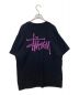 stussy (ステューシー) プリントTシャツ ブラック サイズ:L：3980円