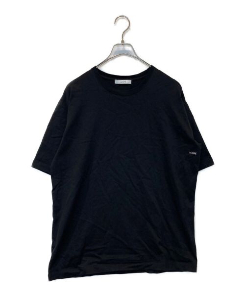 LOOPE（ルーペ）LOOPE (ルーペ) OVERSIZE SHORT SLEEVE T 生地 / スーピマプレーンスティッチ ブラック サイズ:33の古着・服飾アイテム