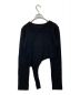 viavanda (ヴィアヴァンダ) DEFORMATION LONG SLEEVE KNIT ブラック サイズ:FREE 未使用品：5800円