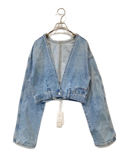 PERVERZE（パーバーズ）PERVERZE (パーバーズ) Rever Denim Jacket ブルー サイズ:FREEの古着・服飾アイテム