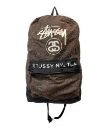 stussy（ステューシー）の古着「NYLTLAロゴ バックパック」｜ブラウン