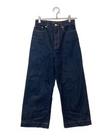 beautiful people（ビューティフルピープル）の古着「selvage denim 5pocket wide pants」｜インディゴ