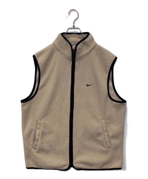 NIKE（ナイキ）NIKE (ナイキ) 90’sフリースベスト ベージュ サイズ:Mの古着・服飾アイテム