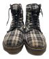 Dr.Martens (ドクターマーチン) 8ホールチェックブーツ ホワイト×ブラック サイズ:印字カスレのため不鮮明：7800円