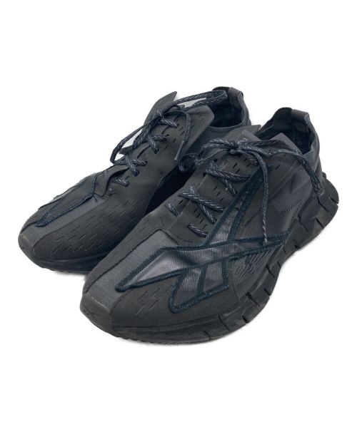 REEBOK（リーボック）REEBOK (リーボック) Maison Margiela (メゾンマルジェラ) Zig 3D Storm Black/ジグ 3D ストーム ブラック  ブラック サイズ:26.5cmの古着・服飾アイテム