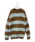 glamb (グラム) Fuzzy Border Cardigan/シャギーボーダーカーディガン ブラウン サイズ:M：12800円