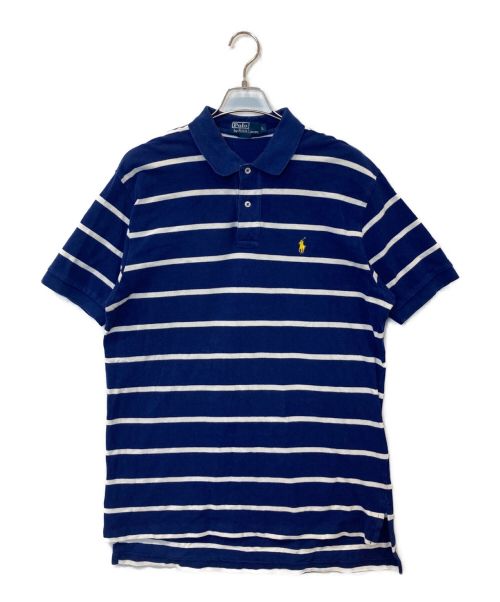 POLO BY RALPH LAUREN（ポロ バイ ラルフローレン）POLO BY RALPH LAUREN (ポロ バイ ラルフローレン) ボーダーポロシャツ ブルー×ホワイト サイズ:Lの古着・服飾アイテム