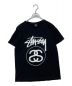 stussy（ステューシー）の古着「プリントTシャツ」｜ブラック