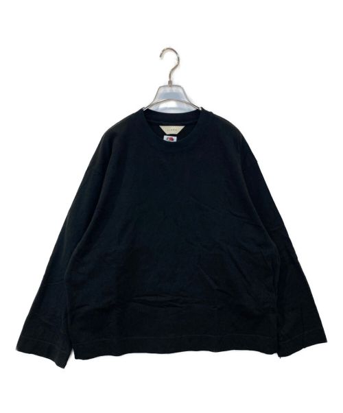 jieda（ジエダ）Jieda (ジエダ) FRUIT OF THE LOOM ZIP L/S ブラック サイズ:1の古着・服飾アイテム