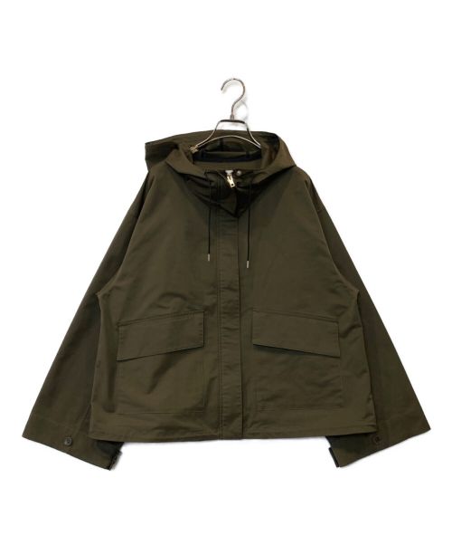 Demi-Luxe Beams（デミルクス ビームス）Demi-Luxe BEAMS (デミルクス ビームス) タフタ フーディー ブルゾン オリーブ サイズ:38の古着・服飾アイテム