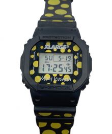 CASIO×X-LARGE×草間彌生（カシオ×エクストララージ×クサマヤヨイ）の古着「リストウォッチ」｜ブラック×イエロー