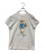 POLO RALPH LAURENポロ・ラルフローレン）の古着「Polo Bear Crewneck T-Shirt」｜ホワイト