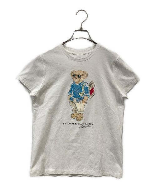 POLO RALPH LAUREN（ポロ・ラルフローレン）POLO RALPH LAUREN (ポロ・ラルフローレン) Polo Bear Crewneck T-Shirt ホワイト サイズ:160/84Aの古着・服飾アイテム