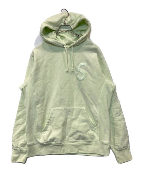 SUPREME（シュプリーム）SUPREME (シュプリーム) 15FW Tonal S LOGO Hooded Sweatshirt ペールライム サイズ:Mの古着・服飾アイテム