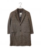 URBAN RESEARCHアーバンリサーチ）の古着「NOBILIA CHESTER COAT ウールチェスターコート　」｜ブラウン