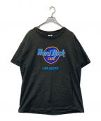 Hard Rock cafeハードロックカフェ）の古着「90s プリントTシャツ」｜ブラック