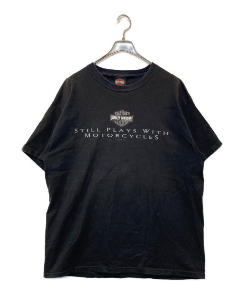 HARLEY-DAVIDSON（ハーレーダビッドソン）HARLEY-DAVIDSON (ハーレーダビッドソン) プリントTシャツ ブラック サイズ:XLの古着・服飾アイテム