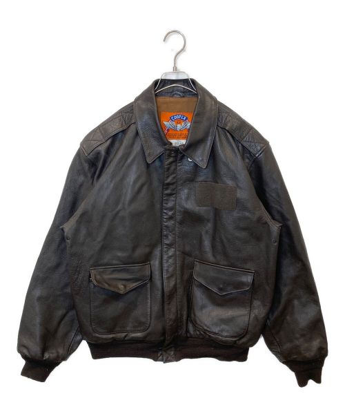 cooper（クーパー）cooper (クーパー) 【古着】A-2ジャケット ブラウン サイズ:42Rの古着・服飾アイテム