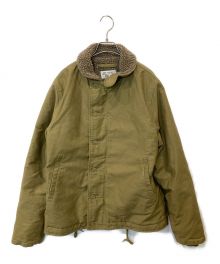 NAVY DEPARTMENT（ネイビーデパートメント）の古着「デッキジャケット 19WP01」｜カーキ