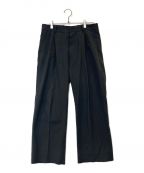 AURALEEオーラリー）の古着「HARD TWIST DOUBLE CLOTH WIDE SLACKS」｜グレー