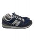 中古・古着 NEW BALANCE (ニューバランス) ローカットスニーカー ネイビー サイズ:24.5㎝：4480円