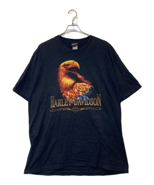 HARLEY-DAVIDSON（ハーレーダビッドソン）HARLEY-DAVIDSON (ハーレーダビッドソン) 【古着】両面プリントTシャツ ブラック サイズ:XLの古着・服飾アイテム