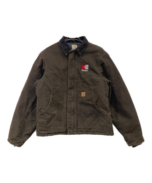 CarHartt（カーハート）CarHartt (カーハート) 企業刺繍トラディショナルジャケット ブラウン サイズ:Lの古着・服飾アイテム