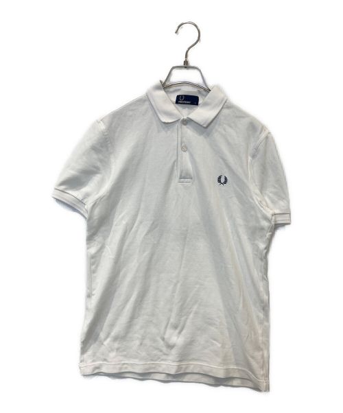 FRED PERRY（フレッドペリー）FRED PERRY (フレッドペリー) Embroidered Back Laurel Polo ホワイト サイズ:Sの古着・服飾アイテム