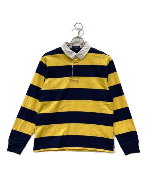 POLO RALPH LAUREN（ポロ・ラルフローレン）POLO RALPH LAUREN (ポロ・ラルフローレン) 【古着】ラガーシャツ ネイビー×イエロー サイズ:XLの古着・服飾アイテム