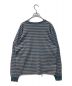 Needles (ニードルズ) L/S Crew Neck Tee - Cotton Stripe Jersey ブルー×グレー サイズ:M：6000円