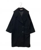 BLACK by moussyブラックバイマウジー）の古着「big collar coat コート　070FA130-0070」｜ブラック