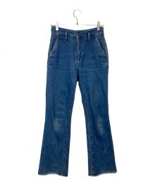 Spick and Span（スピックアンドスパン）の古着「5 1/2  BEAUTY-LINE SLIT DENIM」｜ブルー