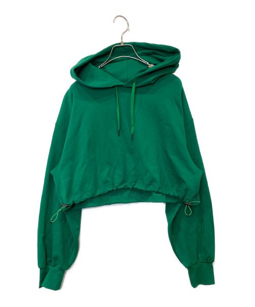 Firsthand（ファーストハンド）Firsthand (ファーストハンド) HTFH SHORT HOODIE / プルオーバーパーカー グリーン サイズ:FREEの古着・服飾アイテム