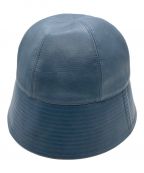 kijima takayuki×Karl Donoghueキジマタカユキ×カールドノヒュー）の古着「Lamb leather bucket hat」｜ブルー