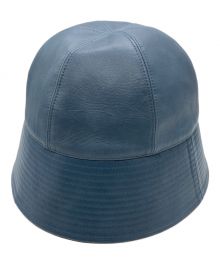 kijima takayuki×Karl Donoghue（キジマタカユキ×カールドノヒュー）の古着「Lamb leather bucket hat」｜ブルー