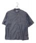 STEVEN ALAN（スティーブンアラン）の古着「OVER SIZED BAND COLLAR SHIRT」｜グレー