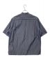 STEVEN ALAN (スティーブンアラン) OVER SIZED BAND COLLAR SHIRT グレー サイズ:M：3980円