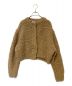 CLANE（クラネ）の古着「TEDDY BEAR HAND KNIT TOPS」｜ブラウン