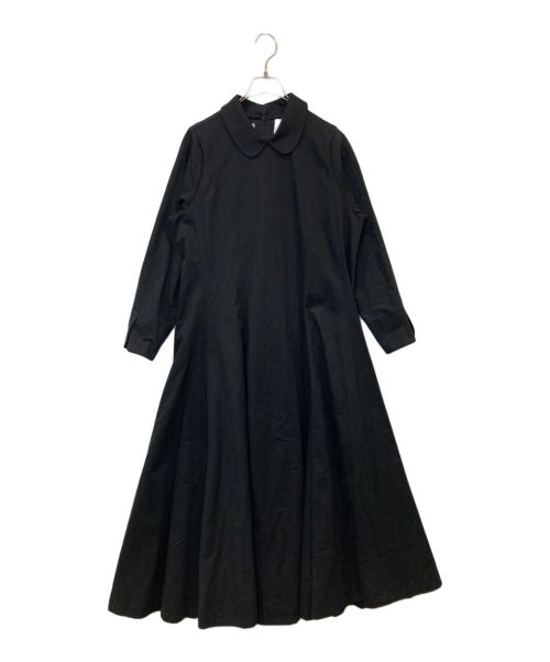 foufou（フーフー）foufou (フーフー) THE DRESS #34  round collar flare dress ブラック サイズ:1の古着・服飾アイテム