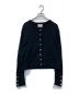 foufou（フーフー）の古着「crew neck cardigan」｜ブラック