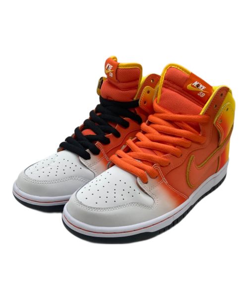 NIKE SB（ナイキエスビー）NIKE SB (ナイキエスビー) DUNK HIGH PRO / ダンク ハイ プロ ホワイト×オレンジ サイズ:27㎝の古着・服飾アイテム