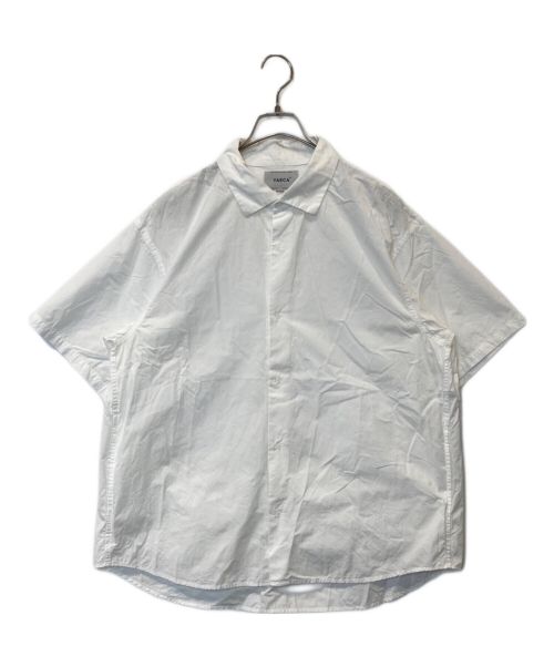 YAECA（ヤエカ）YAECA (ヤエカ) COMFORT SHIRT EXTRA WIDE S/S ホワイト サイズ:Mの古着・服飾アイテム