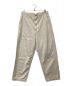 TRADE MARK GOLD（トレードマークゴールド）の古着「SELVEDGE WEAPON WIDE TROUSERS」｜ベージュ