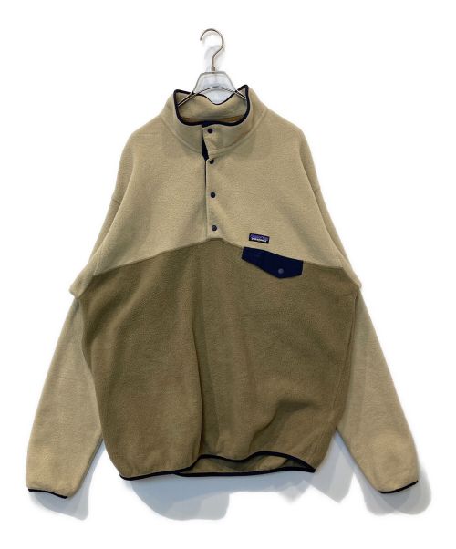 Patagonia（パタゴニア）Patagonia (パタゴニア) 2トーンシンチラスナップT ブラウン×ベージュ サイズ:XXLの古着・服飾アイテム