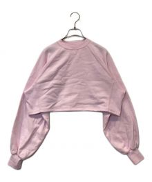 Ameri（アメリ）の古着「LITTLE V GUSSET SHORT SWEAT TOP」｜ピンク