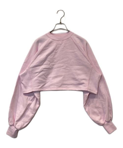 Ameri（アメリ）Ameri (アメリ) LITTLE V GUSSET SHORT SWEAT TOP ピンク サイズ:FREEの古着・服飾アイテム