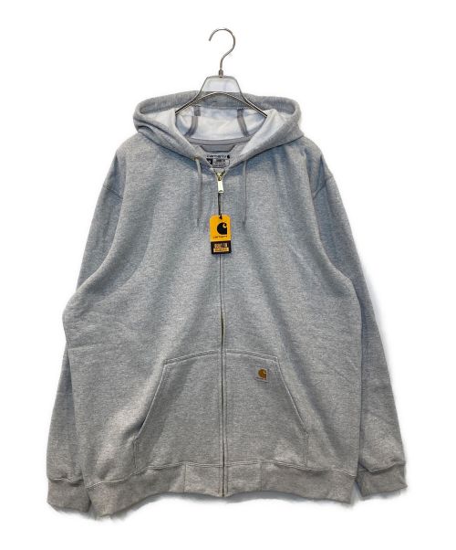 CarHartt（カーハート）CarHartt (カーハート) ジップパーカー グレー サイズ:XL 未使用品の古着・服飾アイテム