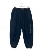 TIGHTBOOTH PRODUCTIONタイトブースプロダクション）の古着「PYRAMID SWEAT BALLOON PANTS」｜ブラック